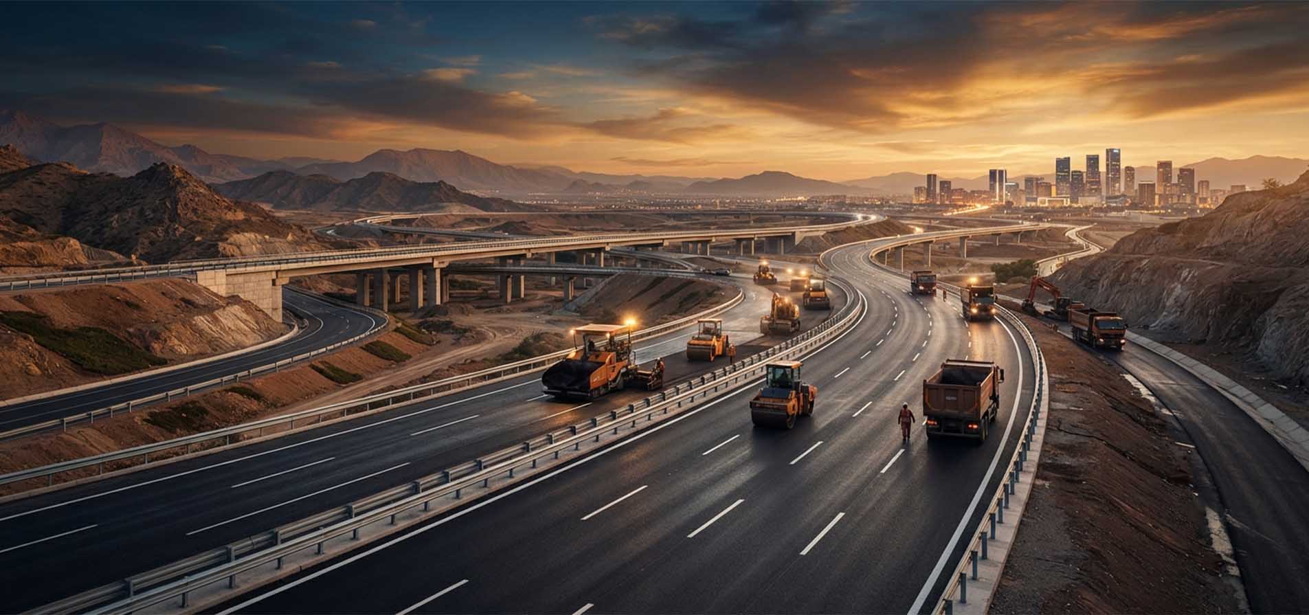 إنشاء الطرق