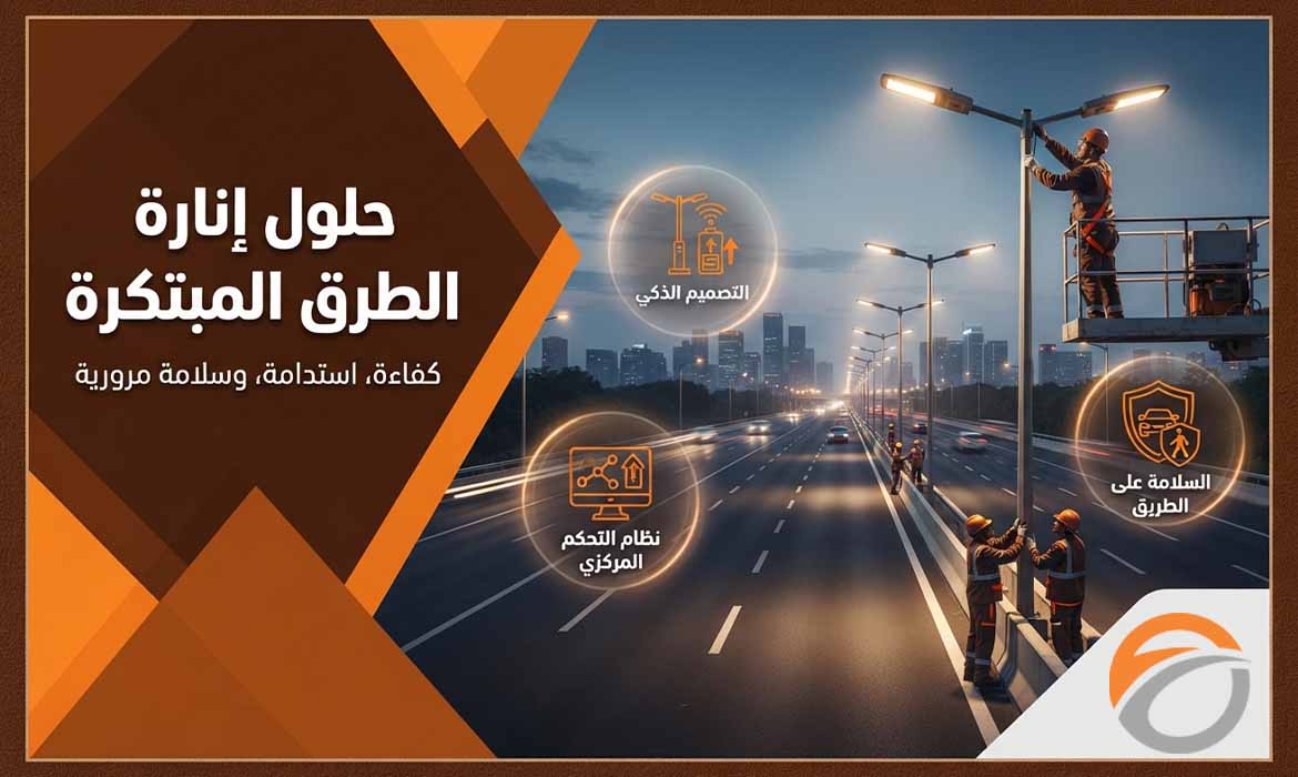 أعمال إنارة الطرق
